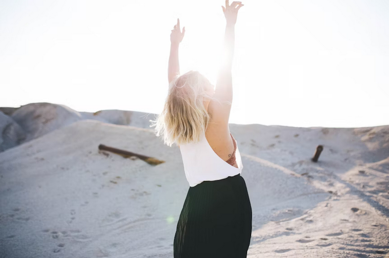 happy woman